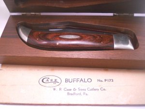 1970's Case Buffalo Knife Box Sleeve  P172
