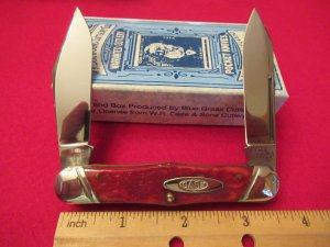 Case Classic Red Bone Moose Pattern # 62046J