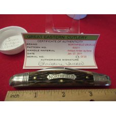 Great Eastern Antique Amber Bone Whittler Pattern # 620211 Serial # 10 of 25 Great Eastern Antique Amber Bone Whittler Pattern # 620211 Serial # 10 of 25