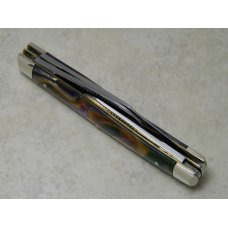 Bulldog Brand Germany Purple Swirl Stockman Knife c.1995 - High Carbon Steel - No Etch - 1 of 100 Bulldog Brand Germany Purple Swirl Stockman Knife c.1995 - High Carbon Steel - No Etch - 1 of 100
