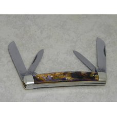 Bulldog Brand Germany Purple Swirl Congress Knife c.1995 - High Carbon Steel - No Etch - 1 of 100 Bulldog Brand Germany Purple Swirl Congress Knife c.1995 - High Carbon Steel - No Etch - 1 of 100