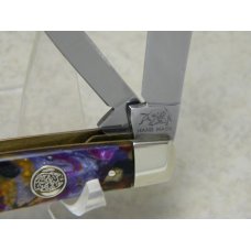 Bulldog Brand Germany Purple Swirl Congress Knife c.1995 - High Carbon Steel - No Etch - 1 of 100 Bulldog Brand Germany Purple Swirl Congress Knife c.1995 - High Carbon Steel - No Etch - 1 of 100
