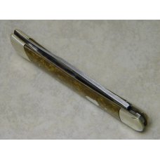 Bulldog Brand Germany Gold Dust Lockback Knife c.1993 - High Carbon Steel - Calf Roper Etch Bulldog Brand Germany Gold Dust Lockback Knife c.1993 - High Carbon Steel - Calf Roper Etch