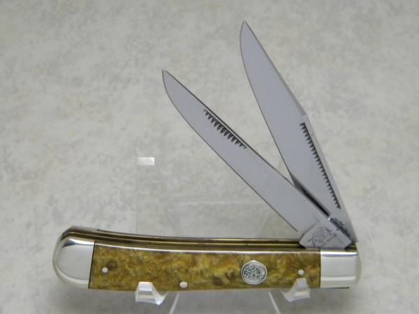 Bulldog Brand Germany Gold Dust Trapper Knife c.1995 - High Carbon Steel - No Etch Bulldog Brand Germany Gold Dust Trapper Knife c.1995 - High Carbon Steel - No Etch