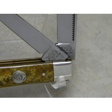 Bulldog Brand Germany Gold Dust Trapper Knife c.1995 - High Carbon Steel - No Etch Bulldog Brand Germany Gold Dust Trapper Knife c.1995 - High Carbon Steel - No Etch