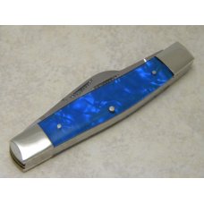 Fight'n Rooster Germany Celebrated Blue Ice Pearl "Navy" Stockman Knife c.2005 - 1 of 200