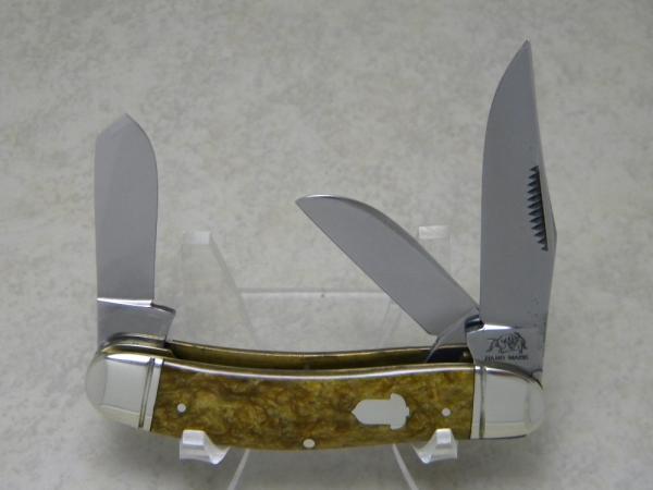 Bulldog Brand Solingen Germany "No Etch" Gold Dust Sowbelly Knife c.1993