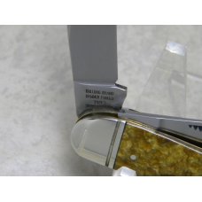 Bulldog Brand Solingen Germany "No Etch" Gold Dust Sowbelly Knife c.1993