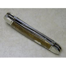 Bulldog Brand Solingen Germany "No Etch" Gold Dust Sowbelly Knife c.1993
