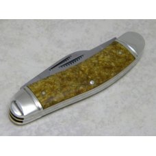 Bulldog Brand Solingen Germany "No Etch" Gold Dust Sowbelly Knife c.1993