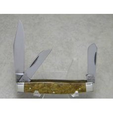 Bulldog Brand Solingen Germany "No Etch" Gold Dust Stockman Knife c.1994 Bulldog Brand Solingen Germany "No Etch" Gold Dust Stockman Knife c.1994
