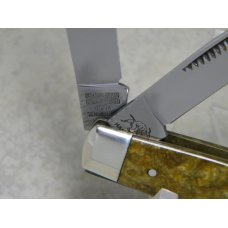 Bulldog Brand Solingen Germany "No Etch" Gold Dust Stockman Knife c.1994 Bulldog Brand Solingen Germany "No Etch" Gold Dust Stockman Knife c.1994