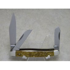 Bulldog Brand Solingen Germany "No Etch" Gold Dust Series II Stockman Knife c.1995 Bulldog Brand Solingen Germany "No Etch" Gold Dust Series II Stockman Knife c.1995