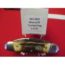 Schatt & Morgan Wharncliff Torched Stag 1 of 25 Pattern # 63 Schatt & Morgan Wharncliff Torched Stag 1 of 25 Pattern # 63