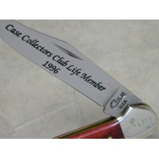 Case XX USA 4 Dot (1996) Red Bone 6149 Copperhead Knife - Case Collectors Club Life Member Case XX USA 4 Dot (1996) Red Bone 6149 Copperhead Knife - Case Collectors Club Life Member