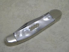 Bulldog Brand Hammer Forged Solingen Germany "Anno Domini" 2000 Pearl Copperhead Knife Bulldog Brand Hammer Forged Solingen Germany "Anno Domini" 2000 Pearl Copperhead Knife