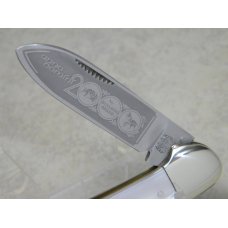 Bulldog Brand Hammer Forged Solingen Germany "Anno Domini" 2000 Pearl Canoe Knife Bulldog Brand Hammer Forged Solingen Germany "Anno Domini" 2000 Pearl Canoe Knife