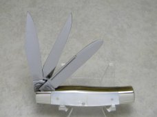 Fight'n Rooster Germany Celebrated Pearl "International Cutlery Club" 3 Blade Jack Knife c.1983 Fight'n Rooster Germany Celebrated Pearl "International Cutlery Club" 3 Blade Jack Knife c.1983