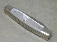 Fight'n Rooster Germany Celebrated Pearl "International Cutlery Club" 3 Blade Jack Knife c.1983