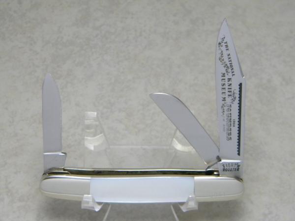 Fight'n Rooster Frank Buster Cutlery (Japan) Pearl 1980 NKCA Museum Founders Stockman Knife