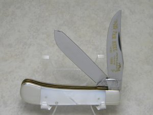 Fight'n Rooster Germany Pearl "Tar Heel Cutlery Club" Mini Trapper Knife c.1982