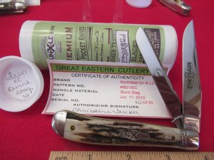 Great Eastern ,Northfield UN-X-LD Burnt Stag Trapper Pattern # 488210 EC