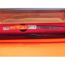 Browning Auto 5 Commemorative PocketKnife w/ Exotic Quince Wood Handle 24k Gold Blade Etch -1of 5000