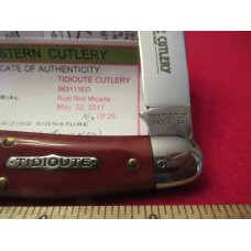 Great Eastern Red Micarta Pattern # 563111EO Great Eastern Red Micarta Pattern # 563111EO