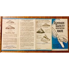 Vintage Schrade Switchblade Pamphlet Vintage Schrade Switchblade Pamphlet
