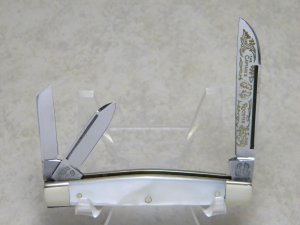 Fight'n Rooster Germany Pearl "The Captain's Rooster" Small Congress Whittler Knife Pre-1982 