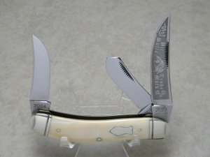 Bulldog Brand Germany Genuine Pre Ban Elephant Ivory "Pit Bulls Trade Mark" Sowbelly Stockman Knife