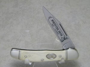 Boker Solingen Germany Polished Stag "Whitetail Deer" Small Folding Hunter Knife  c.1991 - 1 of 3000