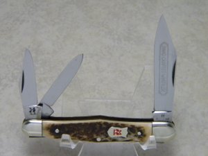 Kissing Crane Robt Klass Solingen Germany Stag 2735 XIII Whittler Knife c.1974