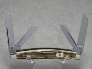 Kissing Crane Robt Klass Solingen Germany Stag #14 Congress Knife