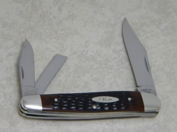 Case XX USA 5 Dot (1975) Jigged Delrin 6380 Large Whittler Knife Case XX USA 5 Dot (1975) Jigged Delrin 6380 Large Whittler Knife