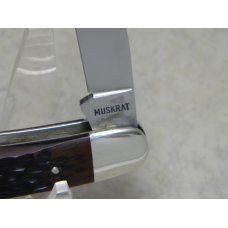 Case XX USA 6 Dot (1974) Jigged Delrin Muskrat Knife Case XX USA 6 Dot (1974) Jigged Delrin Muskrat Knife