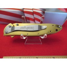 Kershaw Gold ,Leek Pattern # 1660GLD