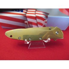 Kershaw Gold ,Leek Pattern # 1660GLD
