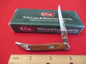 Case Tiny Texas Toothpick English Walnut Pattern # 710096 SS