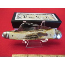 Titusville Cutlery By Queen Stag Handle Stockman Pattern # TC09129TS Titusville Cutlery By Queen Stag Handle Stockman Pattern # TC09129TS