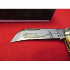 Titusville Cutlery By Queen Stag Handle Stockman Pattern # TC09129TS Titusville Cutlery By Queen Stag Handle Stockman Pattern # TC09129TS