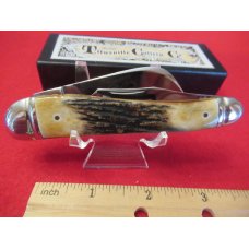 Titusville Cutlery By Queen Stag Handle Stockman Pattern # TC09129TS Titusville Cutlery By Queen Stag Handle Stockman Pattern # TC09129TS