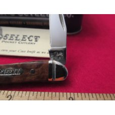 Case XX Tiny Texas Toothpick Select Amboyna wood Pattern # 710096SS Case XX Tiny Texas Toothpick Select Amboyna wood Pattern # 710096SS