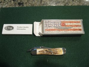 Case XX USA 51953 L SS 2013 Russlock Stag Knife