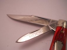 Schatt & Morgan 42151 Trapper Knife Red Bone Queen Steel 
