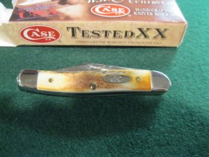 Case Knife XX USA 52087 Stag Texas Jack NIB 2011