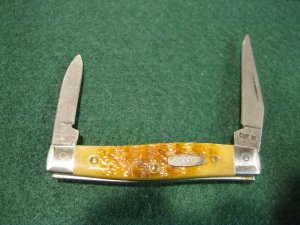 Case XX ROG 62033 D Knife 1 DOT 1989 Damascus