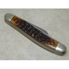 Schrade + USA 825 Razor Blade Stainless Delrin Stockman Knife in Tube