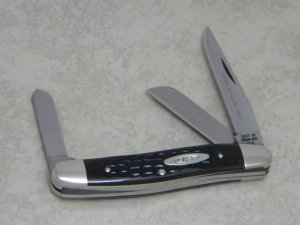 Case XX Stainless USA 2 Dot (1978) Bone 6318 HP SSP Tested XX Razor Edge Stockman Knife