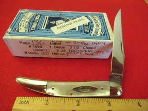 Case Classic Pearl Texas Toothpick 1 of 20 Pattern # 1096